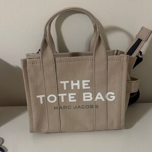 Marc Jacobs Beige Canvas Tote Bag